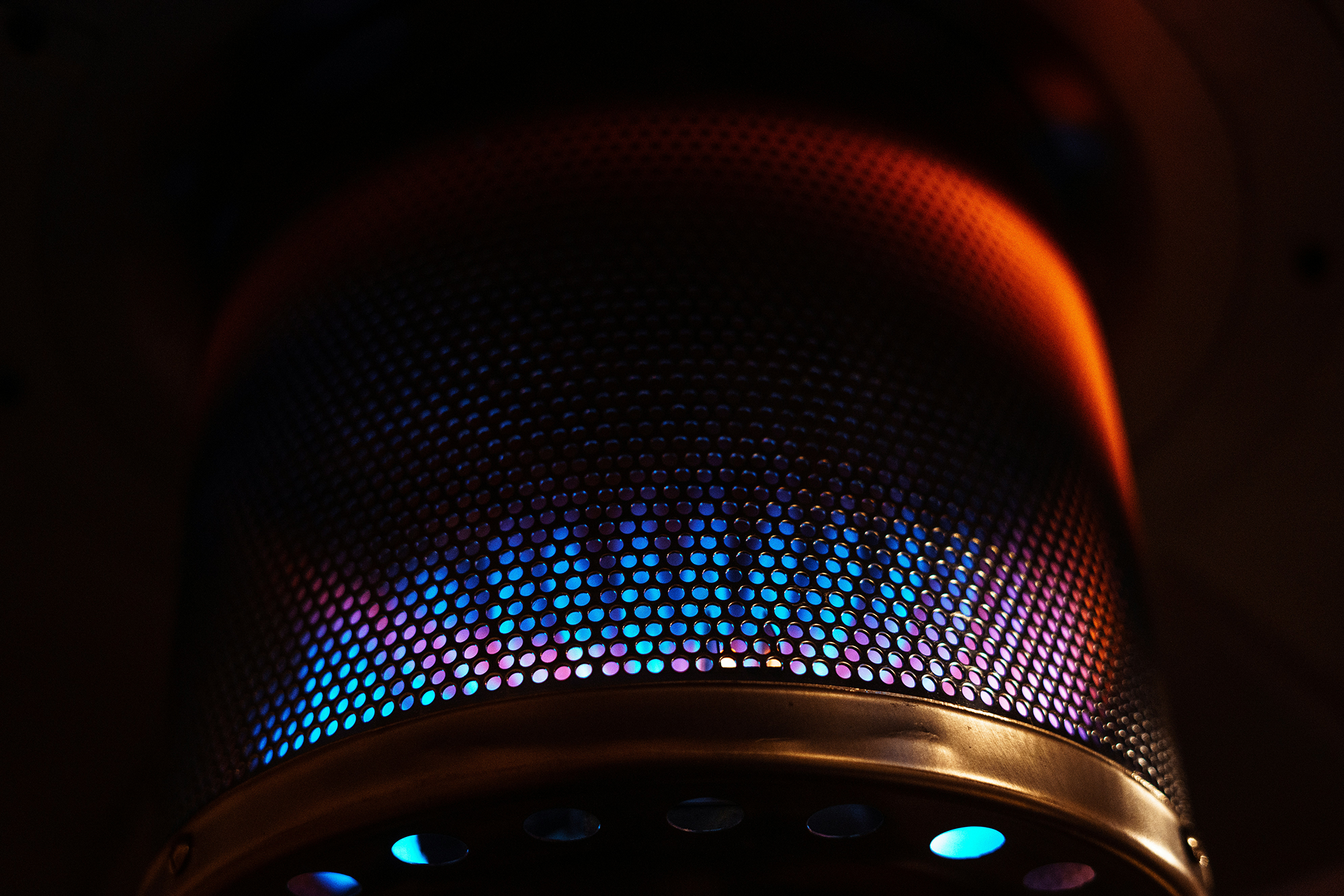 Illustrative patio heater scene